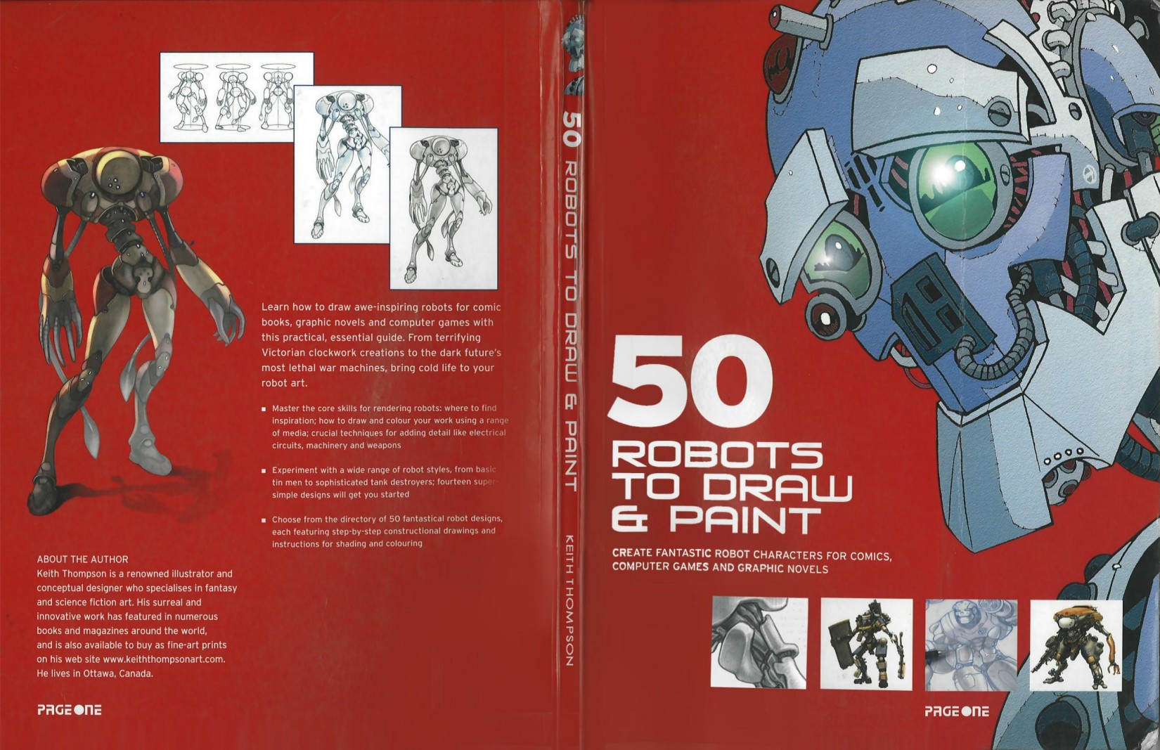 50 Robots to Draw and Paint Create Fantastic Robot Characters for Comic Books, Computer Games, and Graphic Novels by Keith Thompson (z-lib.org)